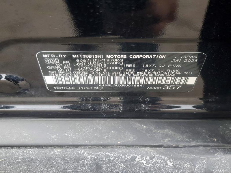 Продаж на аукціоні авто 2024 Mitsubishi Outlander Sport, vin: JA4ARUAUXRU016841, номер лоту: 79395045