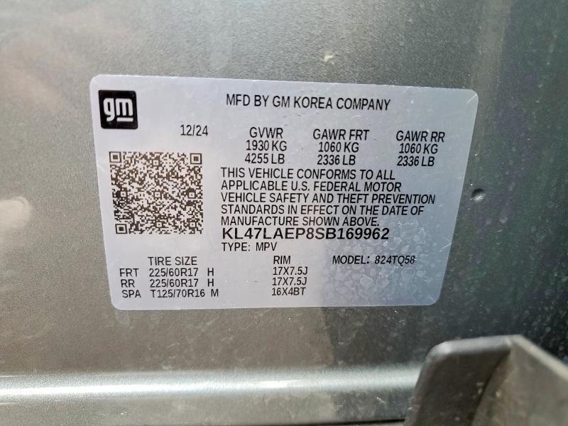 48164526 :رقم المزاد ، KL47LAEP8SB169962 vin ، 2025 Buick Envista مزاد بيع