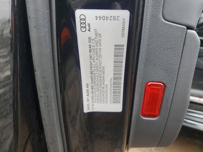 Aukcja sprzedaży 2023 Audi A4, vin: WAUEAAF43PN023754, numer aukcji: 79343055
