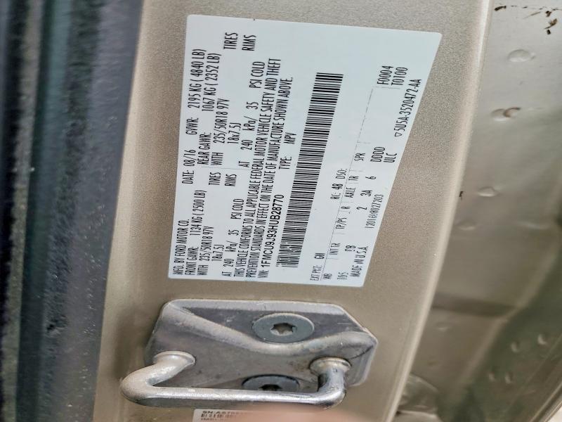 2017 Ford Escape მანქანა იყიდება აუქციონზე, vin: 1FMCU9J93HUB28770, აუქციონის ნომერი: 47238756