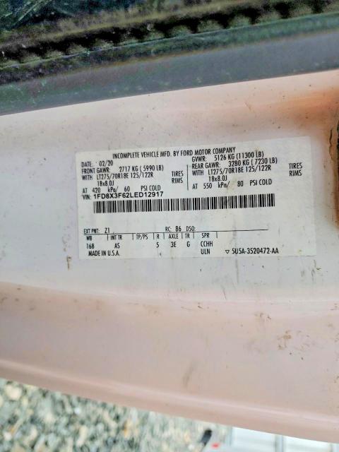Продаж на аукціоні авто 2020 Ford F350, vin: 1FD8X3F62LED12917, номер лоту: 74981495