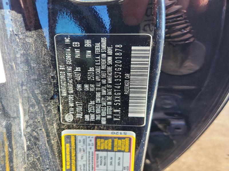Продаж на аукціоні авто 2018 Kia Optima, vin: 5XXGT4L35JG201878, номер лоту: 46878886