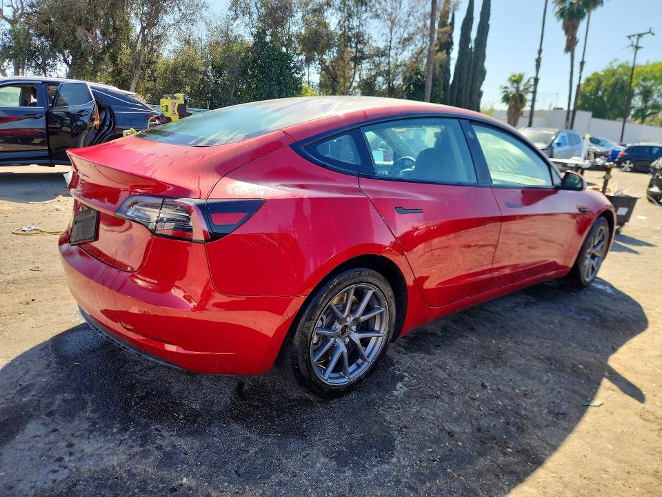 2022 Tesla Model 3 მანქანა იყიდება აუქციონზე, vin: 5YJ3E1EA7NF288906, აუქციონის ნომერი: 47787766