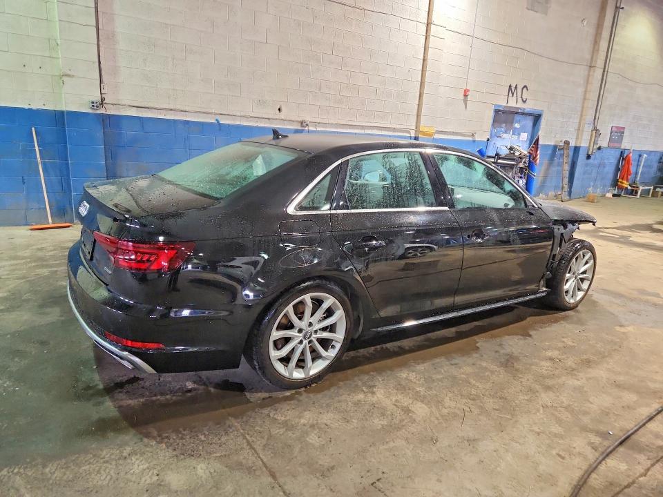 2019 Audi A4 მანქანა იყიდება აუქციონზე, vin: WAUENAF48KN001603, აუქციონის ნომერი: 79362675