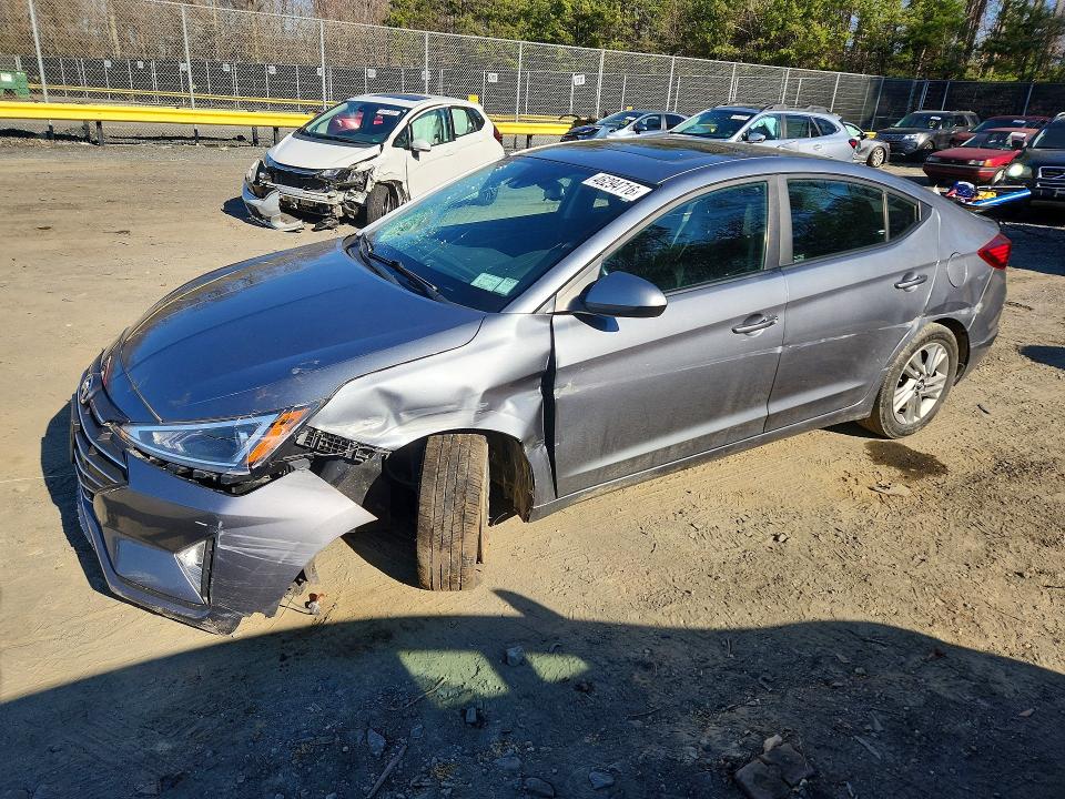 2019 Hyundai Elantra მანქანა იყიდება აუქციონზე, vin: KMHD84LF1KU876715, აუქციონის ნომერი: 46294716