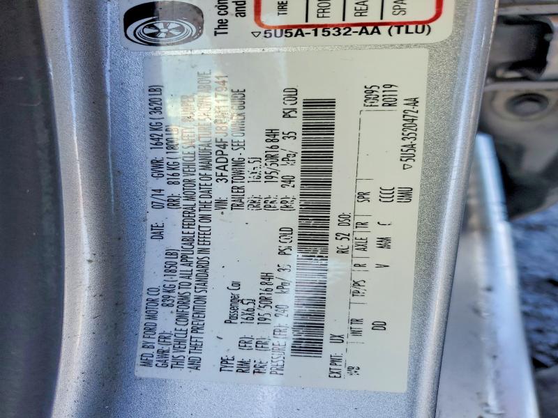 Aukcja sprzedaży 2015 Ford Fiesta, vin: 3FADP4FJ8FM117941, numer aukcji: 46956676