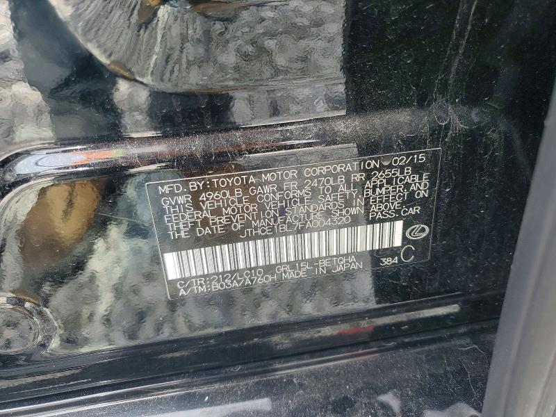 Продажа на аукционе авто 2015 Lexus Gs 350, vin: JTHCE1BL7FA004320, номер лота: 47213206