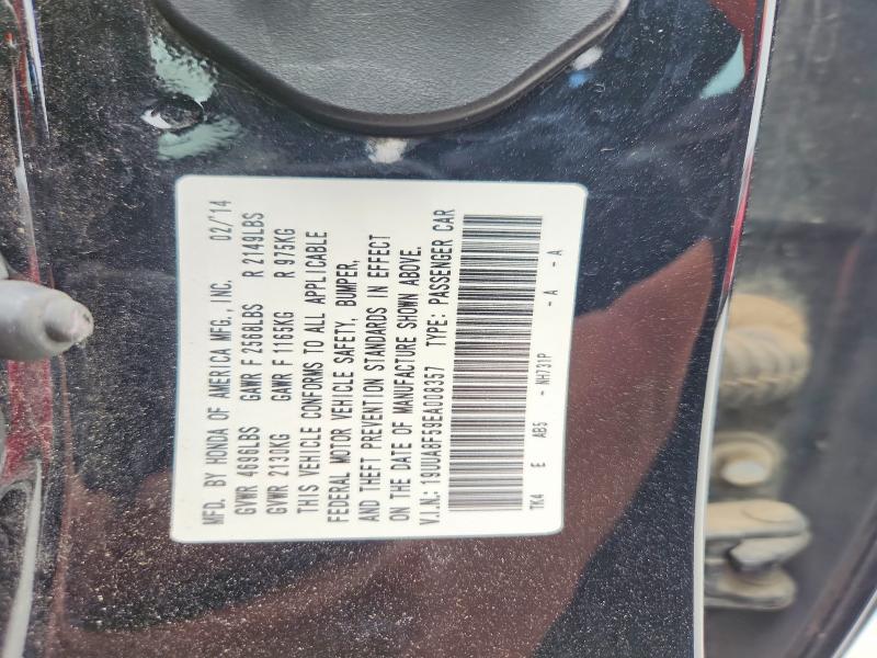 47798056 :رقم المزاد ، 19UUA8F59EA008357 vin ، 2014 Acura Tl مزاد بيع