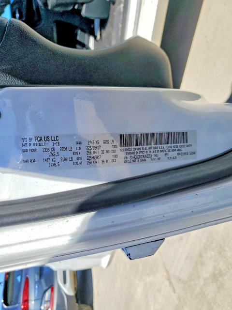 2016 Dodge Grand Caravan მანქანა იყიდება აუქციონზე, vin: 2C4RDGEG6GR265550, აუქციონის ნომერი: 45844576