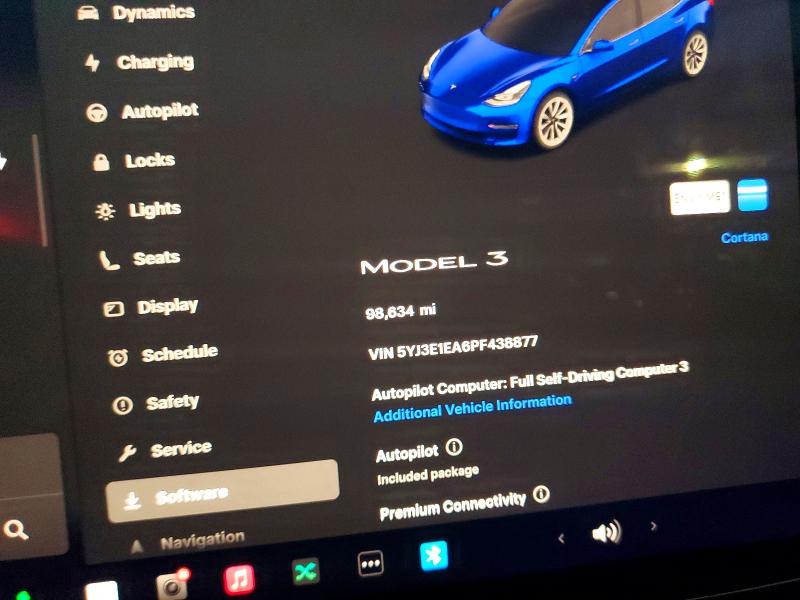 Продажа на аукционе авто 2023 Tesla Model 3, vin: 5YJ3E1EA6PF438877, номер лота: 46167886