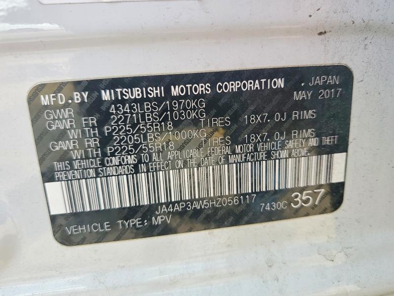 Продаж на аукціоні авто 2017 Mitsubishi Outlander Sport, vin: JA4AP3AW5HZ056117, номер лоту: 47528276