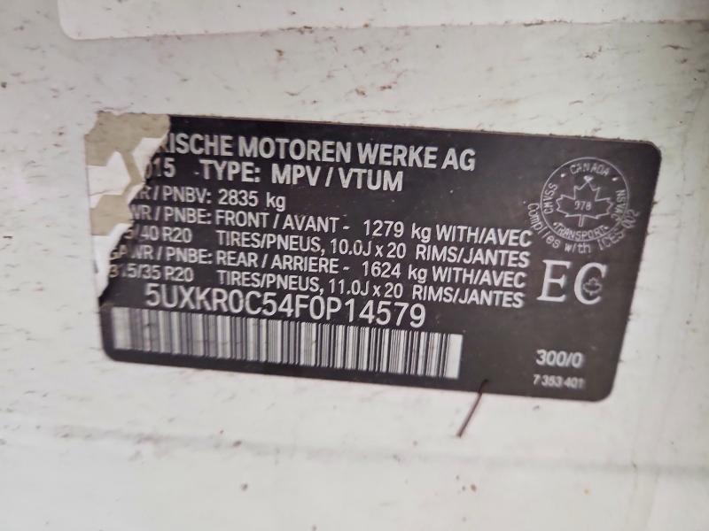 2015 Bmw Motorrad X5 მანქანა იყიდება აუქციონზე, vin: 5UXKR0C54F0P14579, აუქციონის ნომერი: 47714106