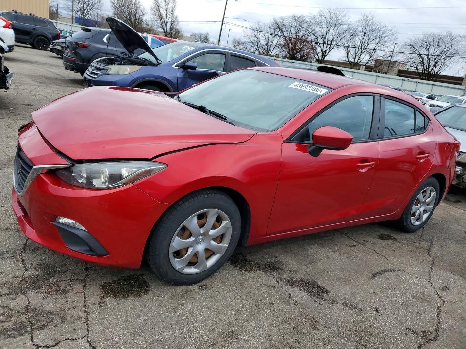 45992596 :رقم المزاد ، JM1BM1T78G1294702 vin ، 2016 Mazda 3 مزاد بيع