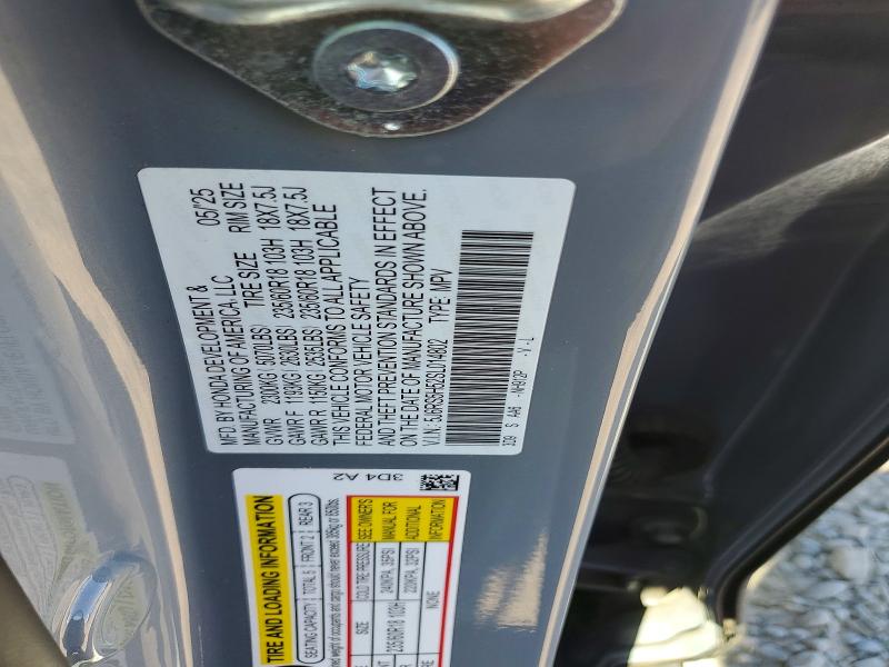 Aukcja sprzedaży 2025 Honda Cr-v, vin: 5J6RS5H52SL014802, numer aukcji: 46695126