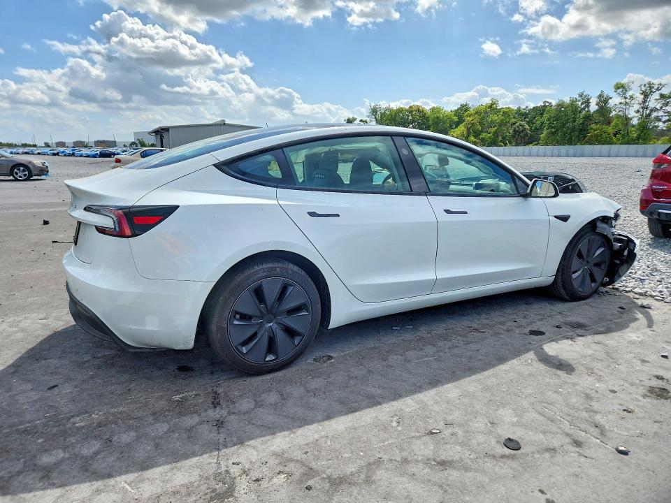 2025 Tesla Model 3 მანქანა იყიდება აუქციონზე, vin: 5YJ3E1EA6SF035541, აუქციონის ნომერი: 48018866
