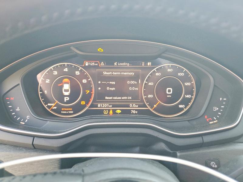2018 Audi A5 მანქანა იყიდება აუქციონზე, vin: WAUTNAF51JA011086, აუქციონის ნომერი: 45670226
