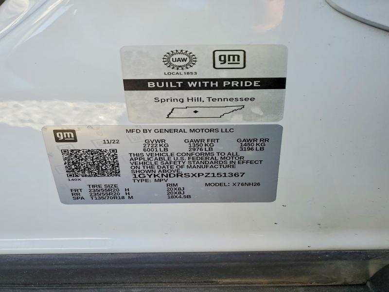 Aukcja sprzedaży 2023 Cadillac Xt5, vin: 1GYKNDRSXPZ151367, numer aukcji: 46357516