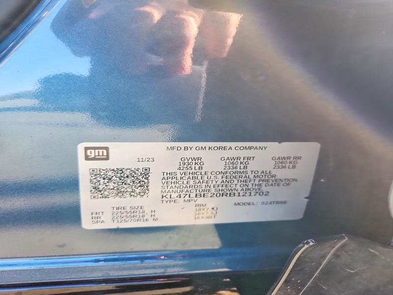 Продаж на аукціоні авто 2024 Buick Envista, vin: KL47LBE20RB121702, номер лоту: 50375766