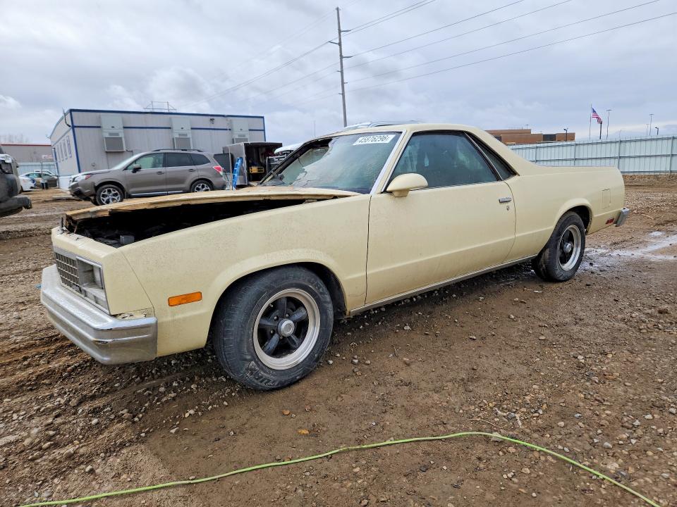 45876296 :رقم المزاد ، 3GTCW80Z5HS800662 vin ، 1987 Gmc Caballero مزاد بيع