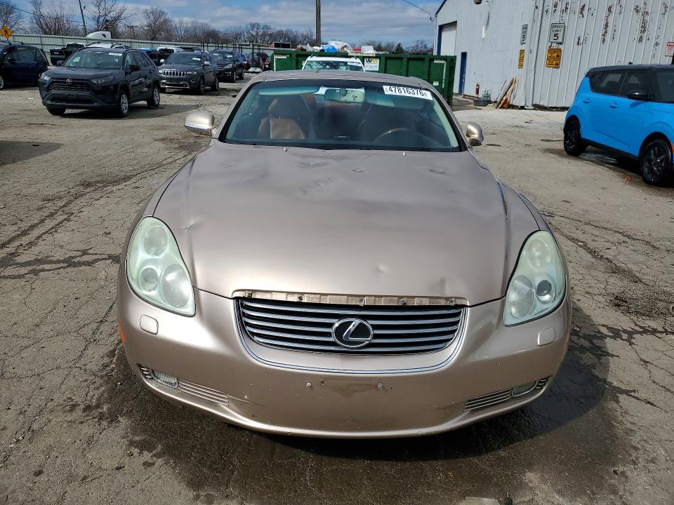 Aukcja sprzedaży 2005 Lexus Sc 430, vin: JTHFN48Y750065026, numer aukcji: 47816376