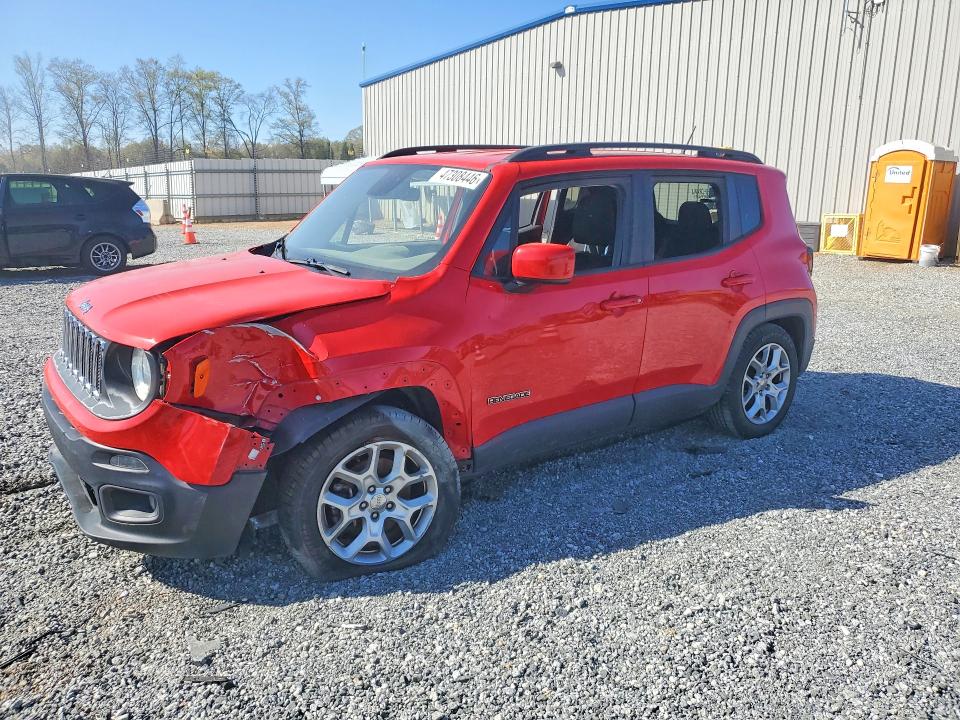 2017 Jeep Renegade მანქანა იყიდება აუქციონზე, vin: ZACCJABB2HPF69307, აუქციონის ნომერი: 47308446
