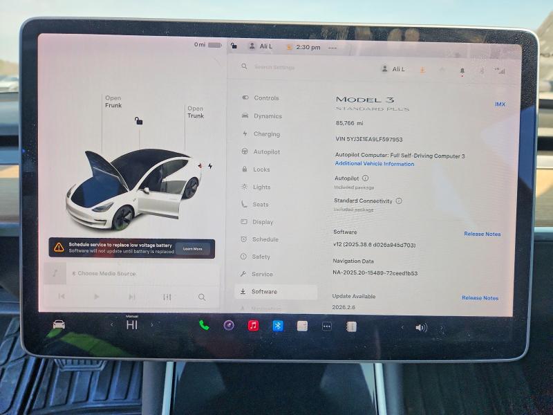 Aukcja sprzedaży 2020 Tesla Model 3, vin: 5YJ3E1EA9LF597953, numer aukcji: 75710855