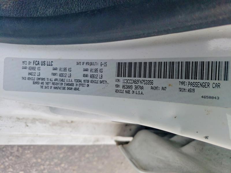 Продажа на аукционе авто 2015 Chrysler 200, vin: 1C3CCCAB2FN753356, номер лота: 78749245