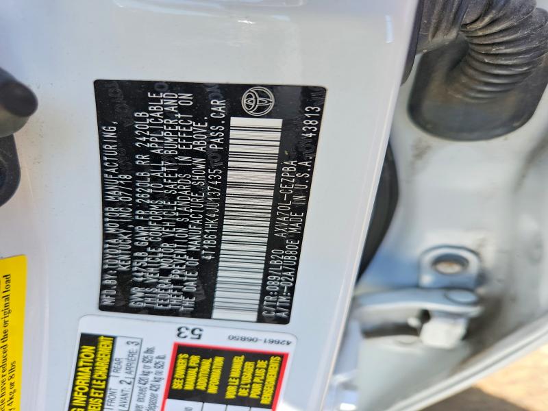 46624756 :رقم المزاد ، 4T1B61HK4JU137435 vin ، 2018 Toyota Camry مزاد بيع