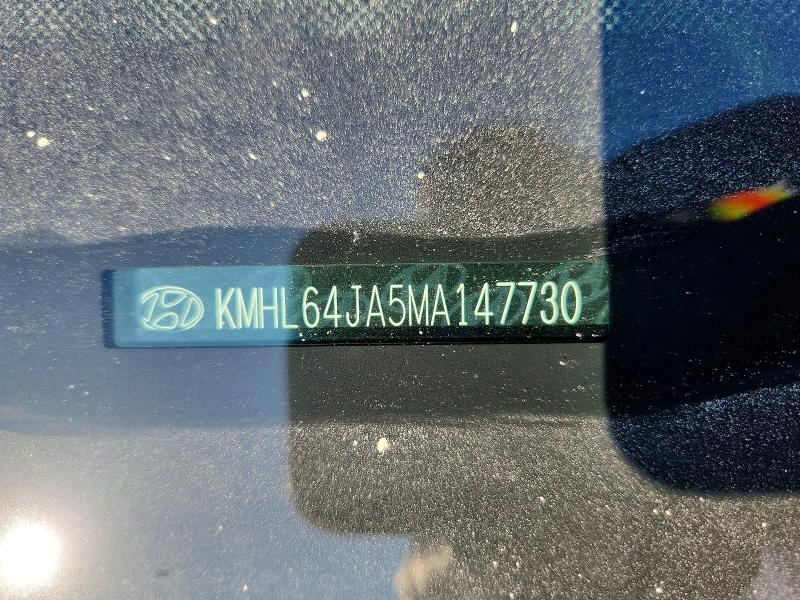 Продажа на аукционе авто 2021 Hyundai Sonata, vin: KMHL64JA5MA147730, номер лота: 45624806