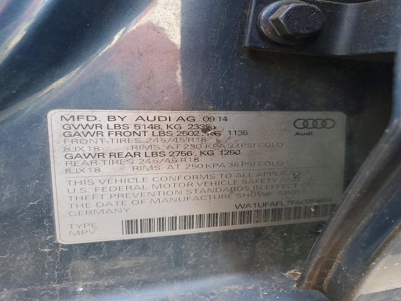 Aukcja sprzedaży 2015 Audi A4 Allroad, vin: WA1UFAFL7FA038894, numer aukcji: 46624006