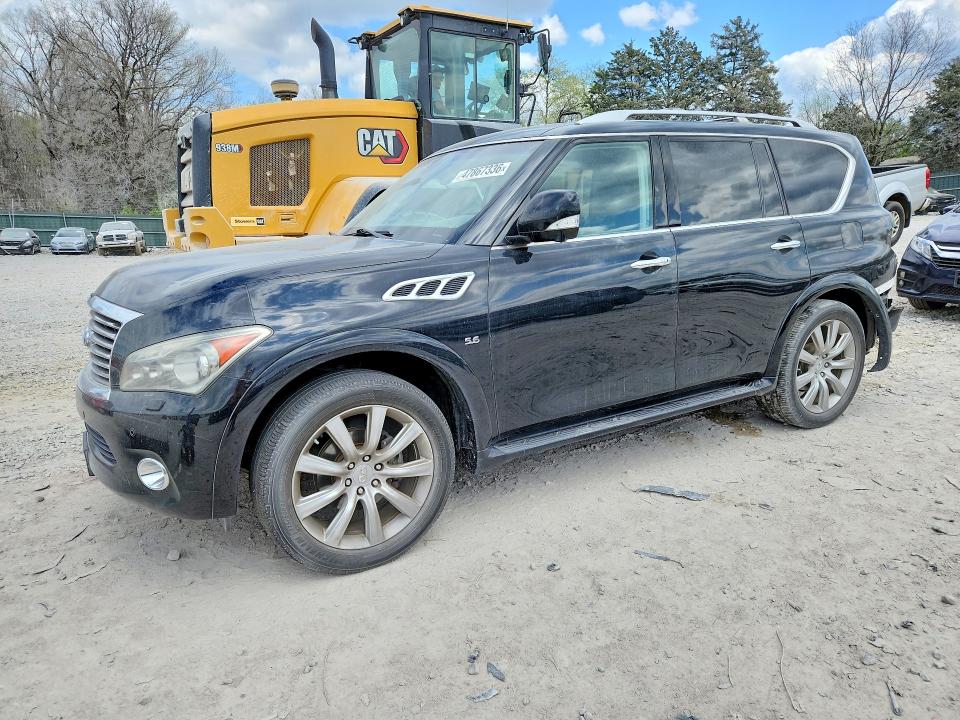 47867336 :رقم المزاد ، JN8AZ2NF0E9555251 vin ، 2014 Infiniti Qx80 مزاد بيع