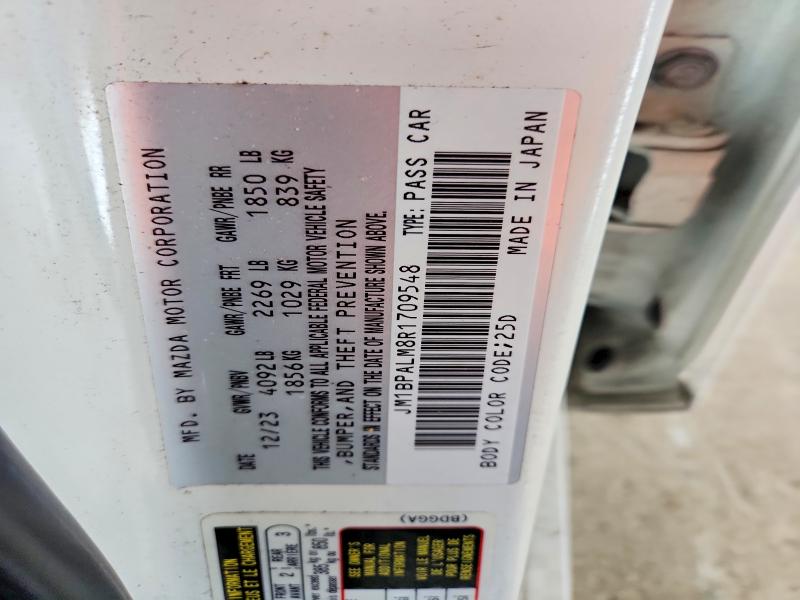 Aukcja sprzedaży 2024 Mazda 3, vin: JM1BPALM8R1709548, numer aukcji: 79432695