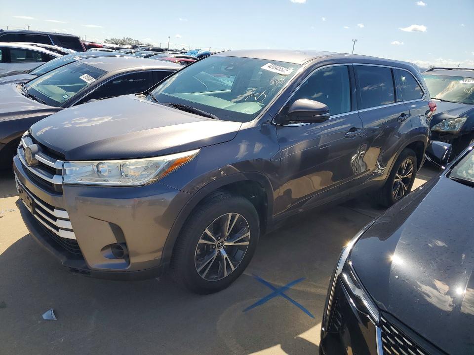 2019 Toyota Highlander მანქანა იყიდება აუქციონზე, vin: 5TDZZRFH2KS298517, აუქციონის ნომერი: 42045526