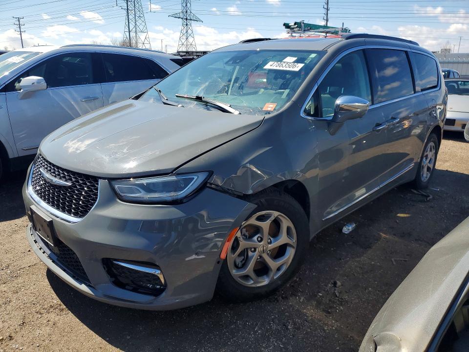 2022 Chrysler Pacifica მანქანა იყიდება აუქციონზე, vin: 2C4RC1GG3NR140676, აუქციონის ნომერი: 47863506