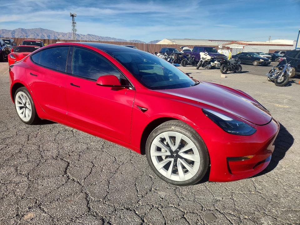 Aukcja sprzedaży 2022 Tesla Model 3, vin: 5YJ3E1EAXNF252868, numer aukcji: 46199156
