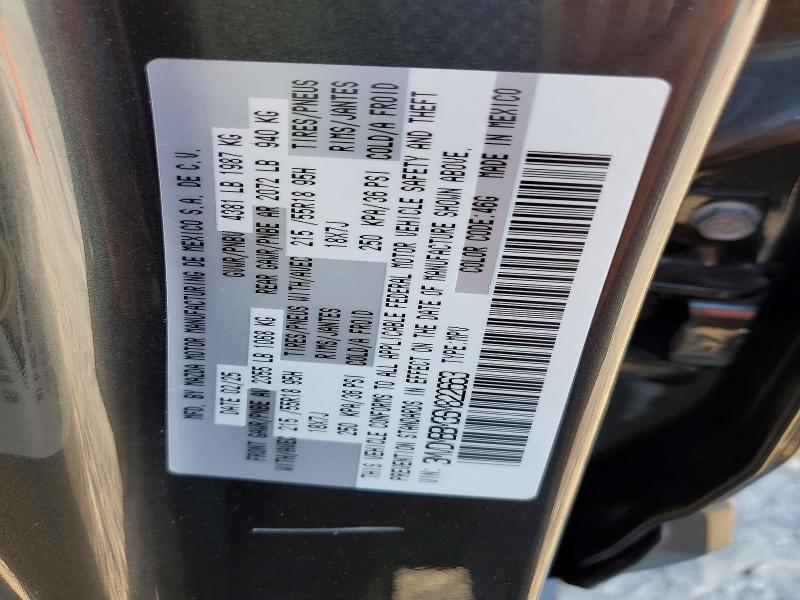 47546906 :رقم المزاد ، 3MVDMBBM3SM822663 vin ، 2025 Mazda Cx-30 مزاد بيع