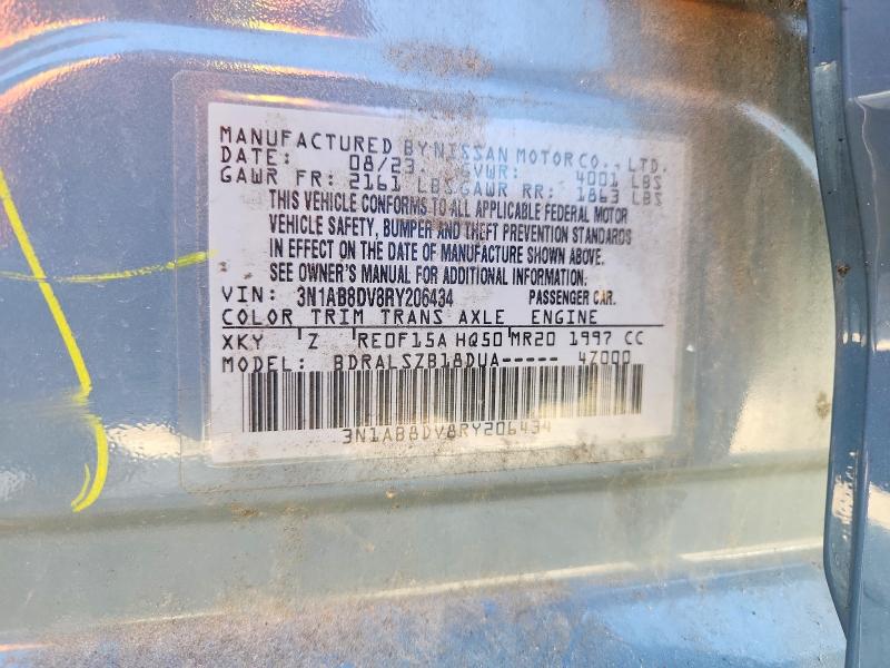 Aukcja sprzedaży 2024 Nissan Sentra, vin: 3N1AB8DV8RY206434, numer aukcji: 47344186