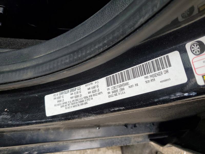 47028636 :رقم المزاد ، 1C3BC1FG6BN550081 vin ، 2011 Chrysler 200 مزاد بيع