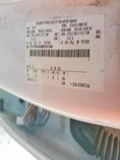 41693576 :رقم المزاد ، 1FD7W2A64MED61456 vin ، 2021 Ford F250 مزاد بيع