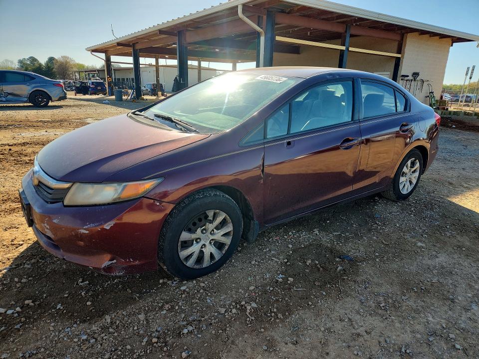 Aukcja sprzedaży 2012 Honda Civic, vin: 19XFB2F52CE031457, numer aukcji: 45605776