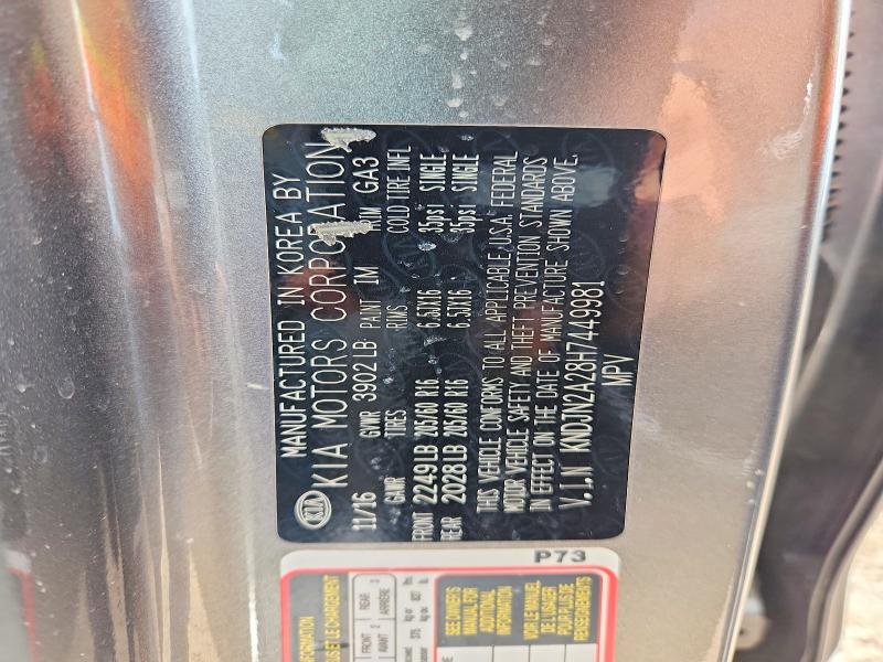 Aukcja sprzedaży 2017 Kia Soul, vin: KNDJN2A28H7449981, numer aukcji: 47139036