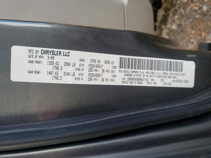 Продаж на аукціоні авто 2009 Chrysler Town & Country, vin: 2A8HR54X89R647142, номер лоту: 46365716