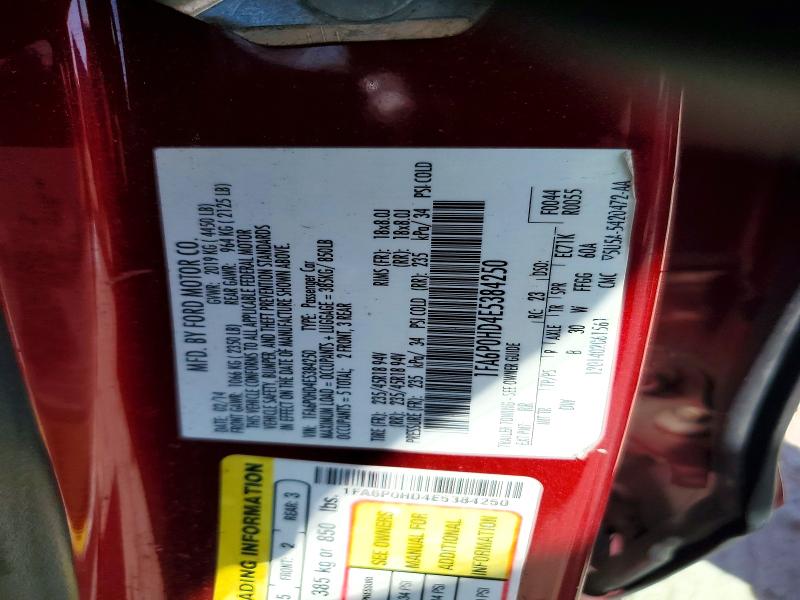 Aukcja sprzedaży 2014 Ford Fusion, vin: 1FA6P0HD4E5384250, numer aukcji: 79622055