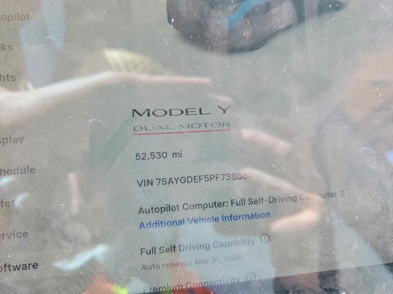 Продаж на аукціоні авто 2023 Tesla Model Y, vin: 7SAYGDEF5PF738880, номер лоту: 46687076