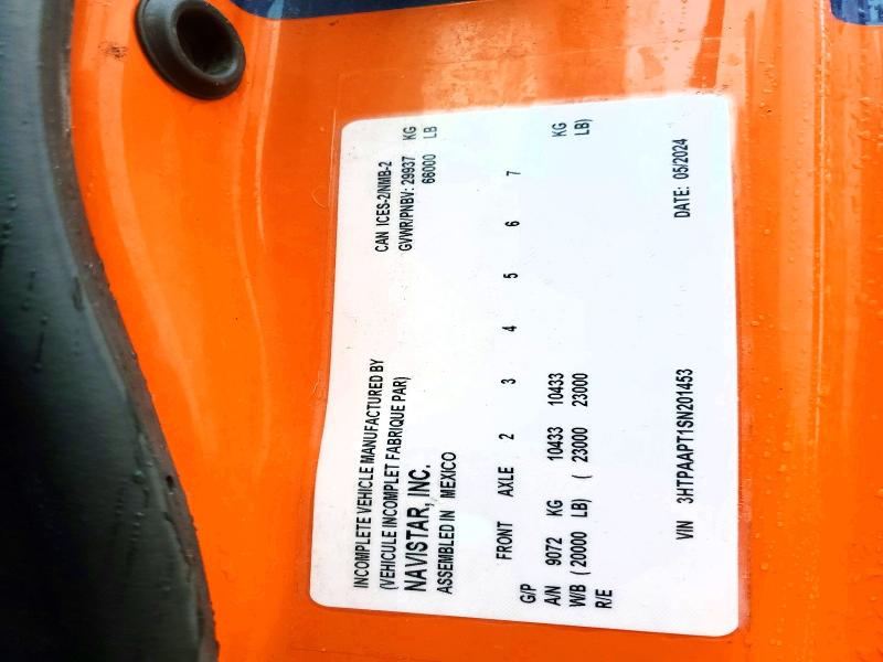 Auction sale of the 2025 International Hx520, vin: 3HTPAAPT1SN201453, lot number: 79189065