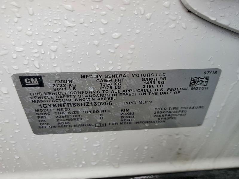 Продаж на аукціоні авто 2017 Cadillac Xt5, vin: 1GYKNFRS3HZ139266, номер лоту: 79733905