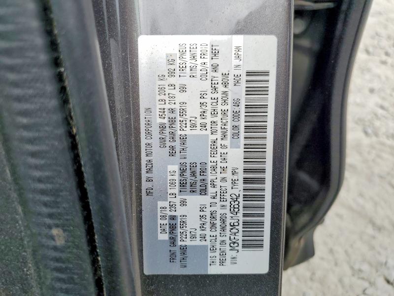 48384906 :رقم المزاد ، JM3KFACM6J1456342 vin ، 2018 Mazda Cx-5 مزاد بيع