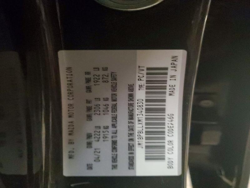 79273395 :رقم المزاد ، JM1BPBLLXM1340830 vin ، 2021 Mazda 3 مزاد بيع