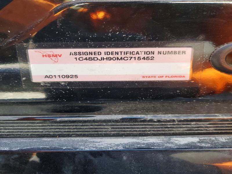 68539945 :رقم المزاد ، 1C4SDJH90MC715452 vin ، 2021 Dodge Durango مزاد بيع