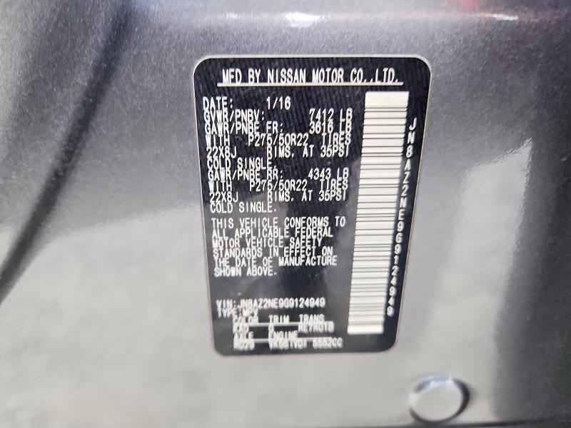 Продажа на аукционе авто 2016 Infiniti Qx80, vin: JN8AZ2NE9G9124949, номер лота: 48245526